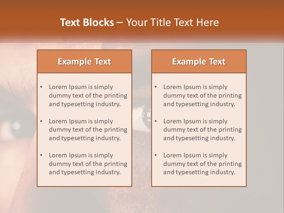 Blood Pain Scabs PowerPoint Template