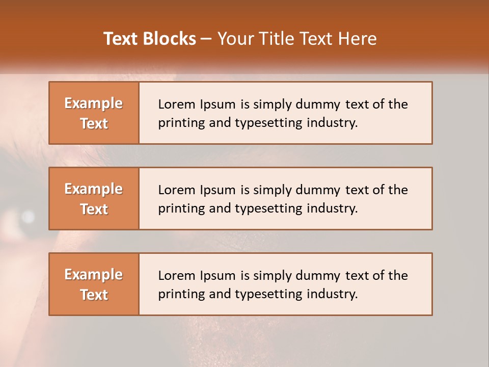Blood Pain Scabs PowerPoint Template
