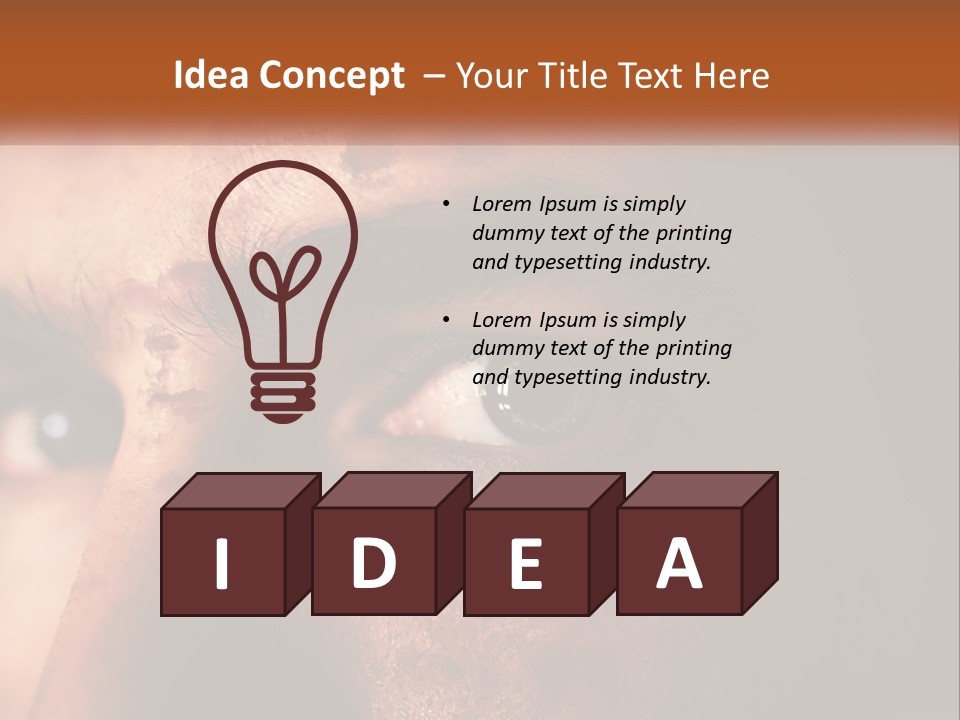 Blood Pain Scabs PowerPoint Template