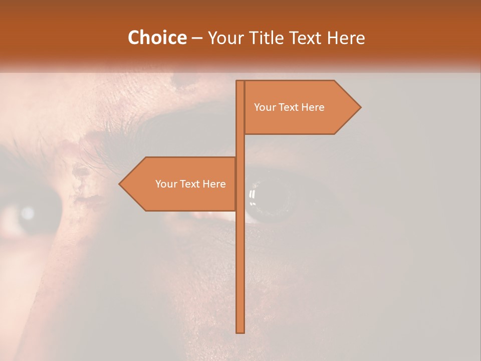 Blood Pain Scabs PowerPoint Template