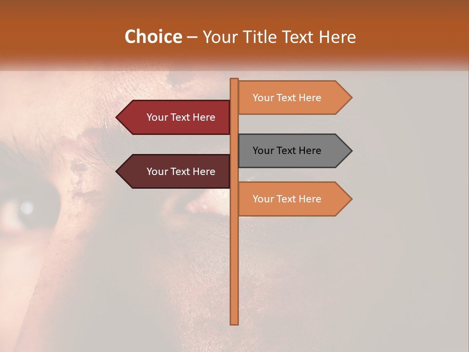 Blood Pain Scabs PowerPoint Template