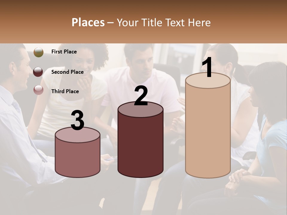 Training Applauding Supervisor PowerPoint Template