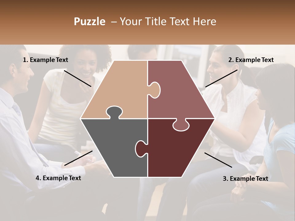 Training Applauding Supervisor PowerPoint Template
