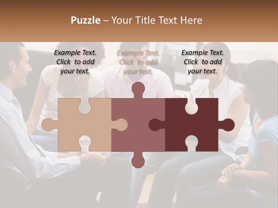 Training Applauding Supervisor PowerPoint Template