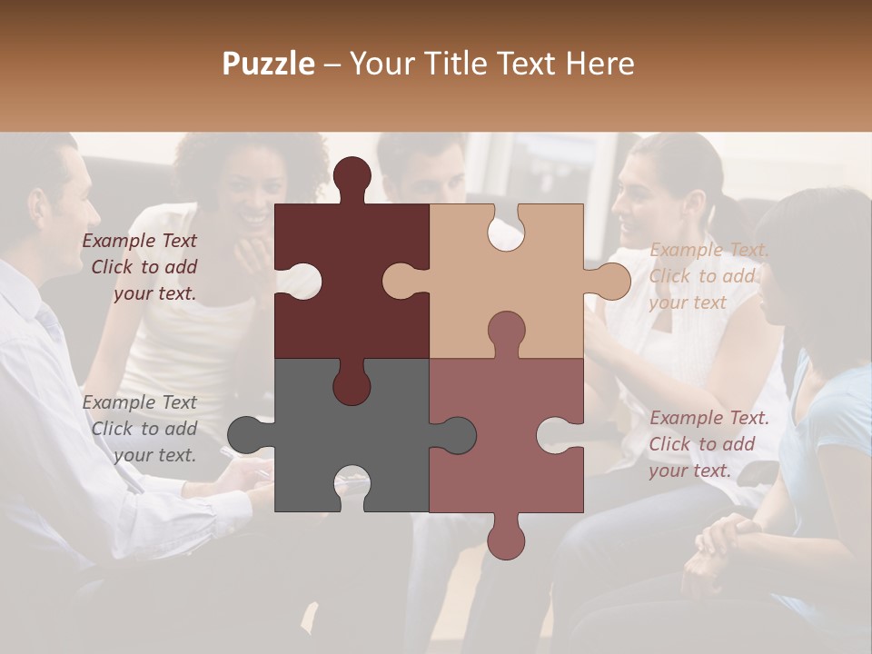 Training Applauding Supervisor PowerPoint Template