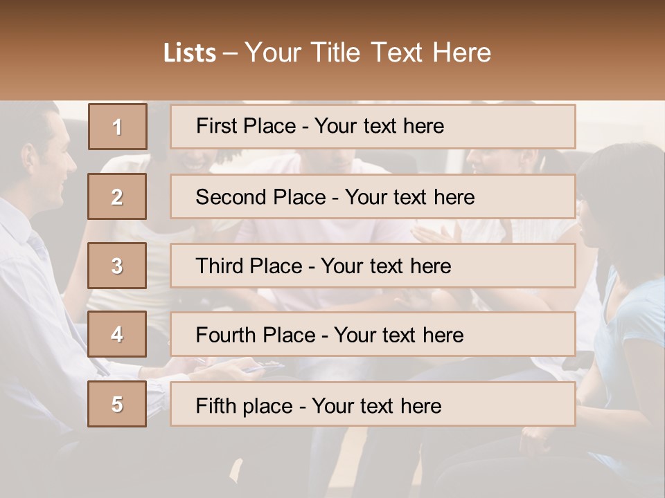 Training Applauding Supervisor PowerPoint Template