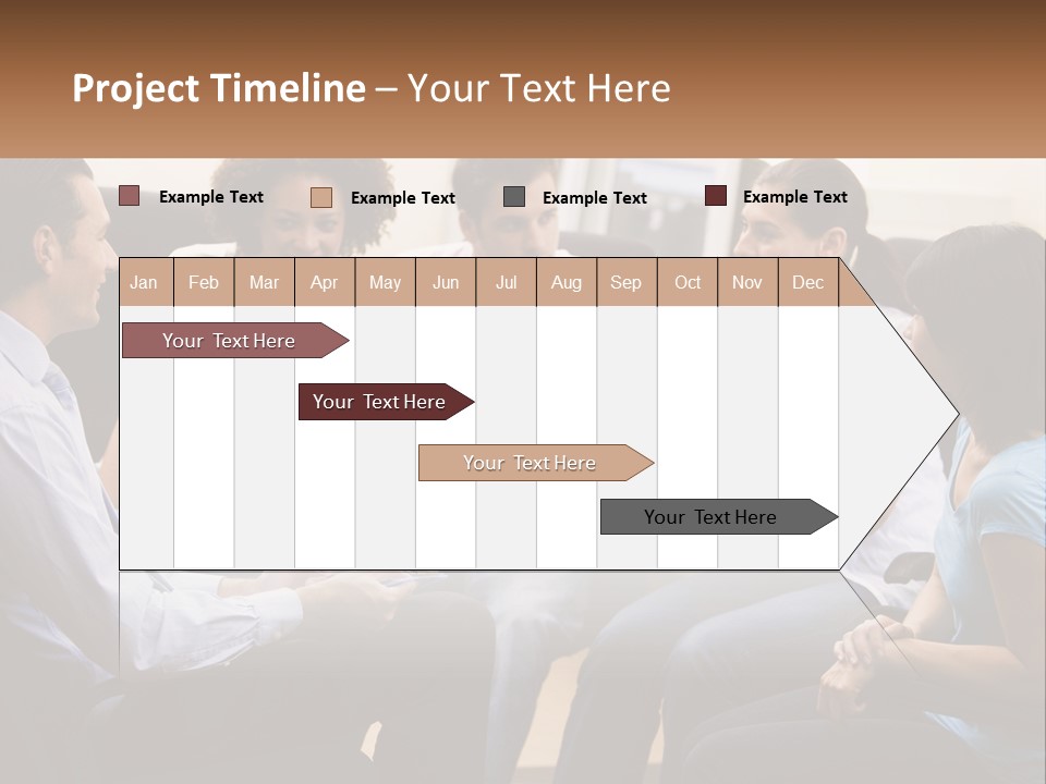Training Applauding Supervisor PowerPoint Template