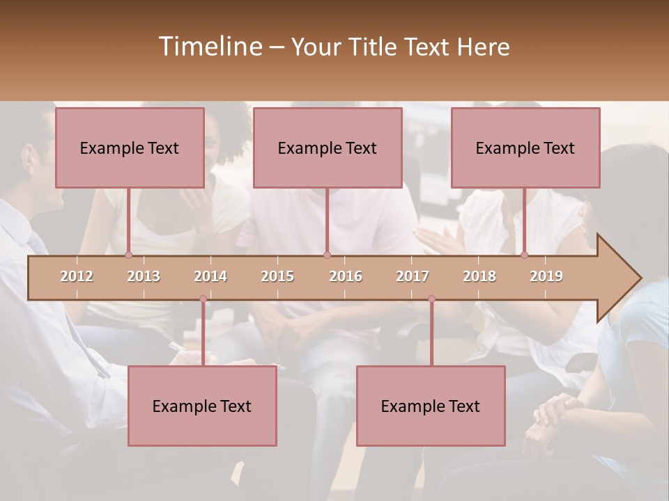 Training Applauding Supervisor PowerPoint Template