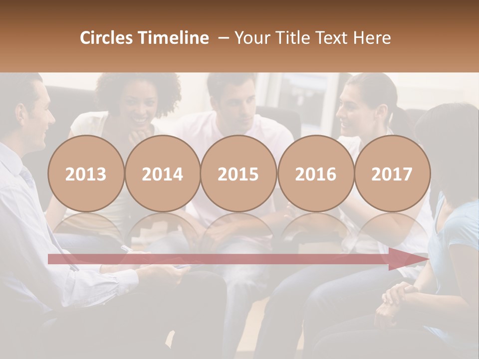 Training Applauding Supervisor PowerPoint Template