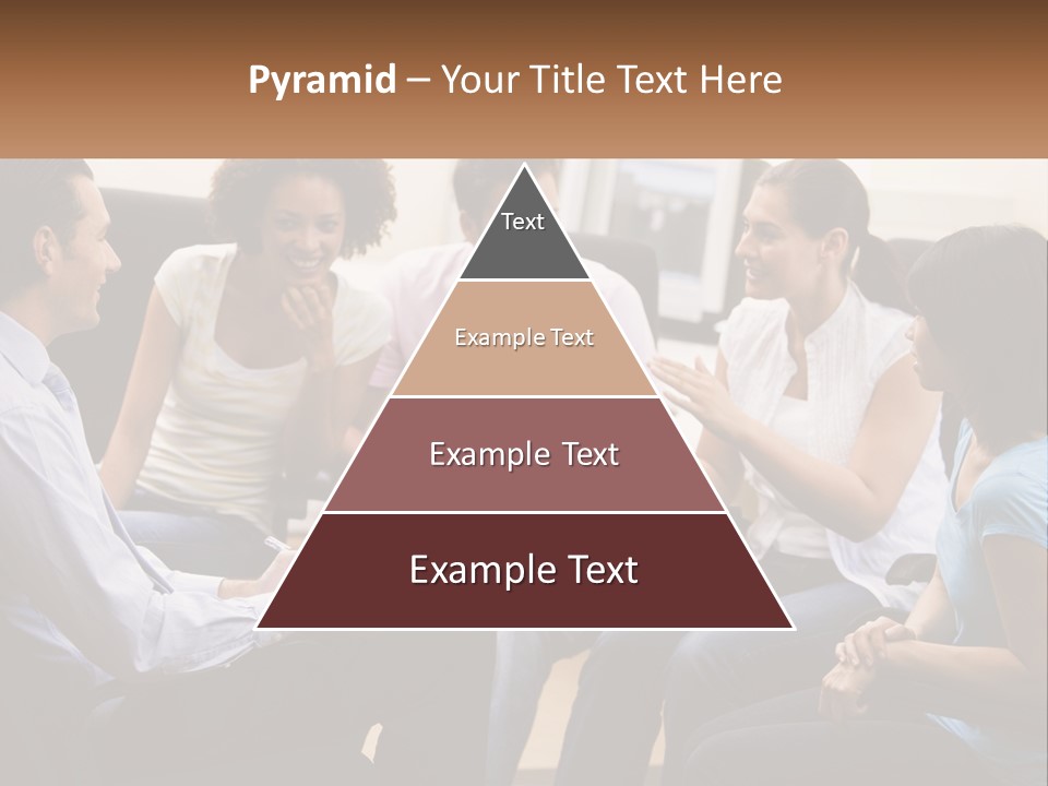 Training Applauding Supervisor PowerPoint Template