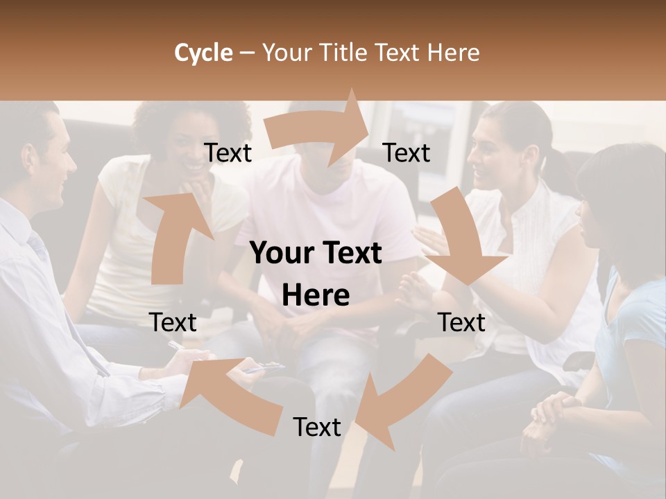 Training Applauding Supervisor PowerPoint Template