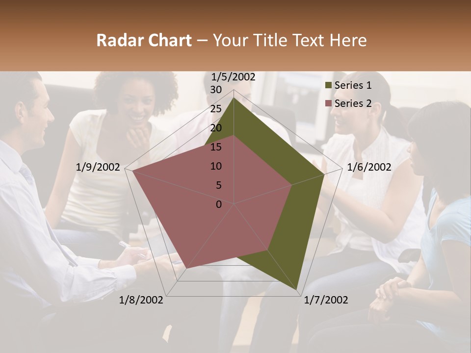 Training Applauding Supervisor PowerPoint Template