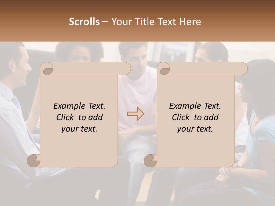 Training Applauding Supervisor PowerPoint Template