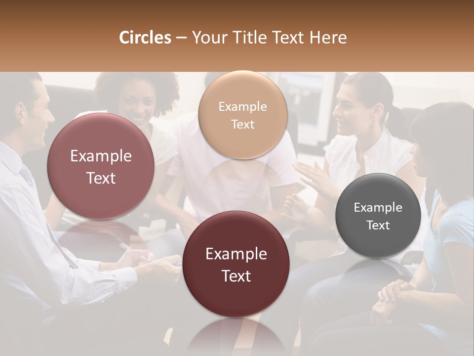 Training Applauding Supervisor PowerPoint Template