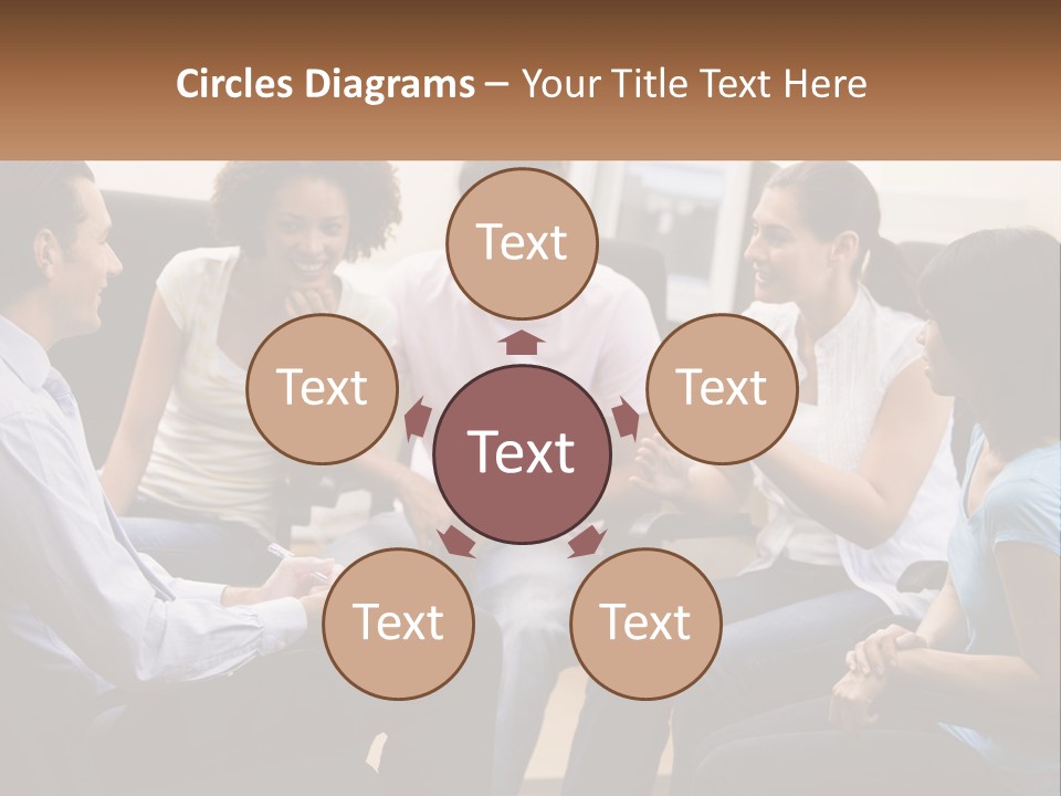 Training Applauding Supervisor PowerPoint Template