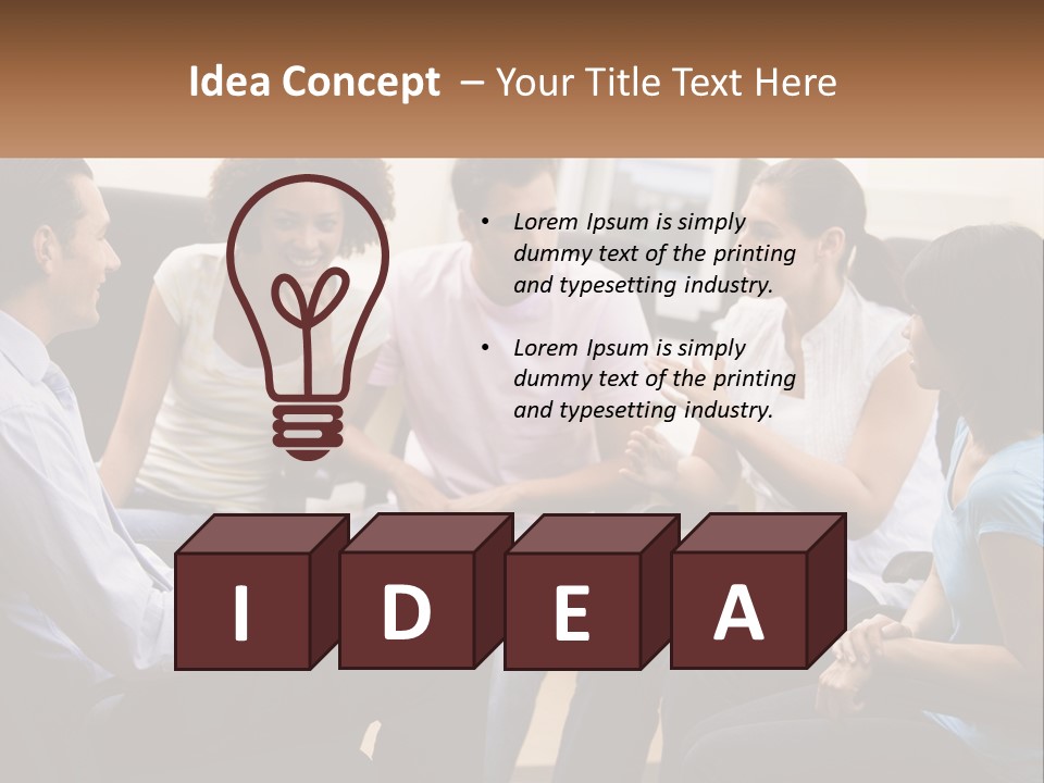 Training Applauding Supervisor PowerPoint Template