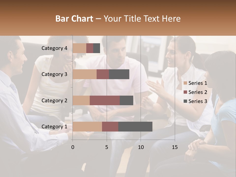 Training Applauding Supervisor PowerPoint Template