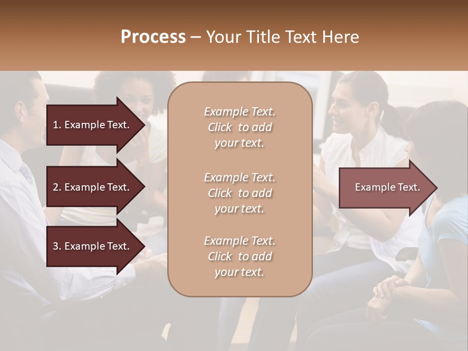 Training Applauding Supervisor PowerPoint Template