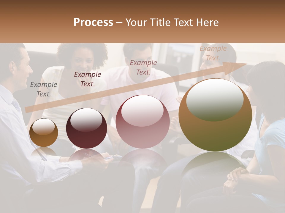 Training Applauding Supervisor PowerPoint Template