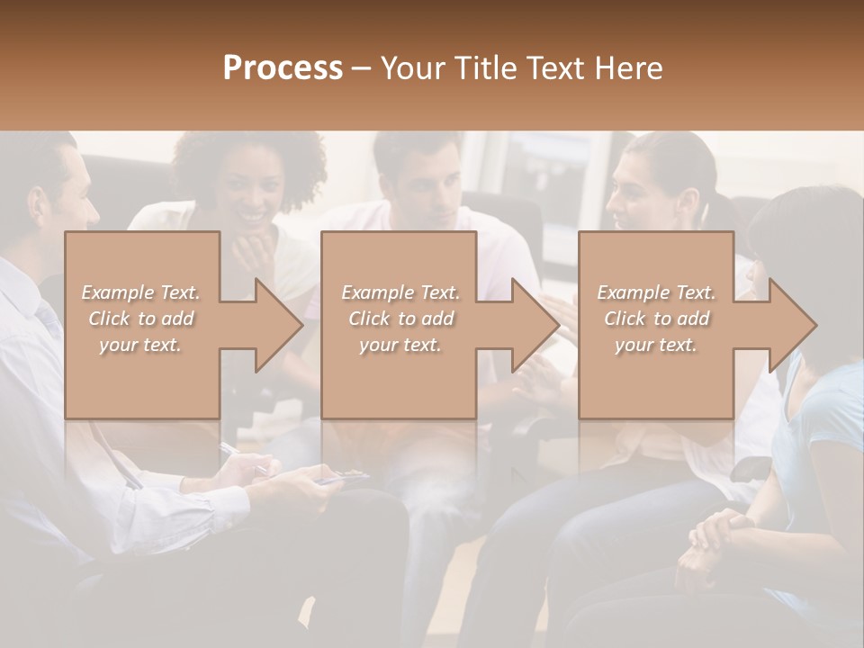 Training Applauding Supervisor PowerPoint Template