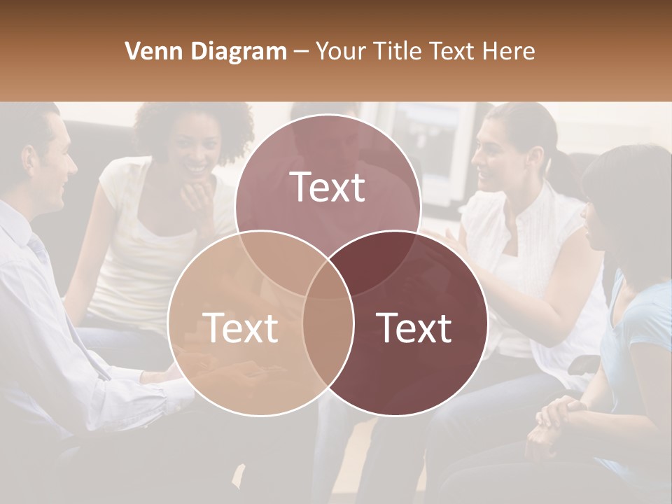 Training Applauding Supervisor PowerPoint Template