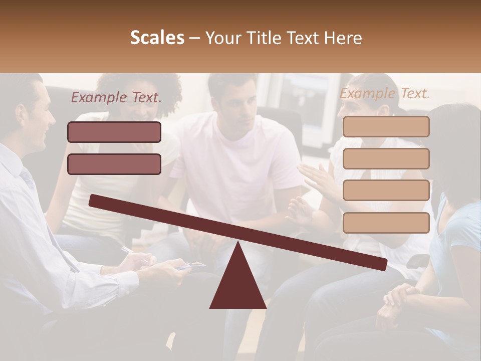Training Applauding Supervisor PowerPoint Template