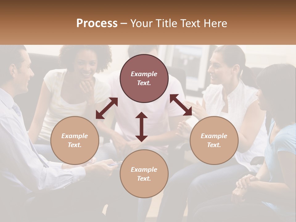 Training Applauding Supervisor PowerPoint Template
