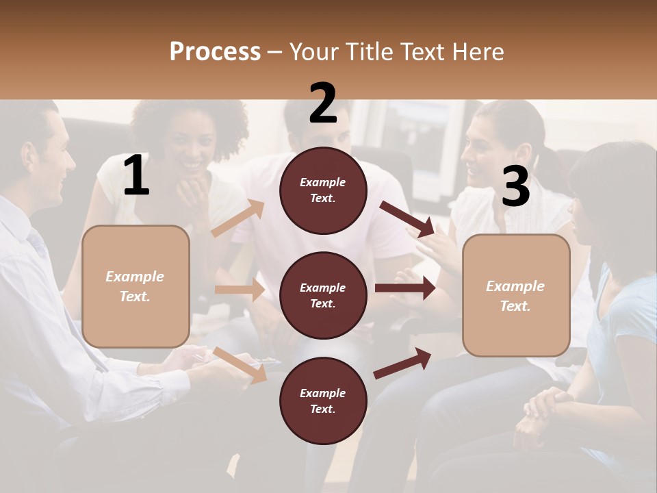 Training Applauding Supervisor PowerPoint Template