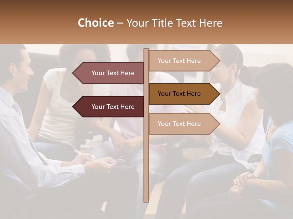 Training Applauding Supervisor PowerPoint Template