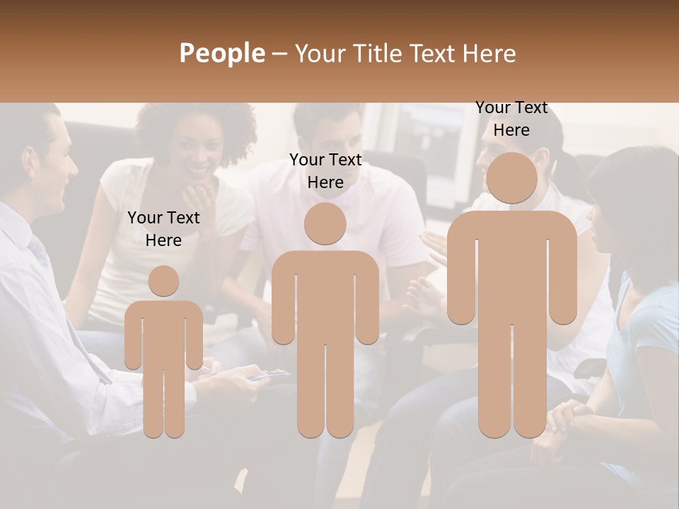 Training Applauding Supervisor PowerPoint Template