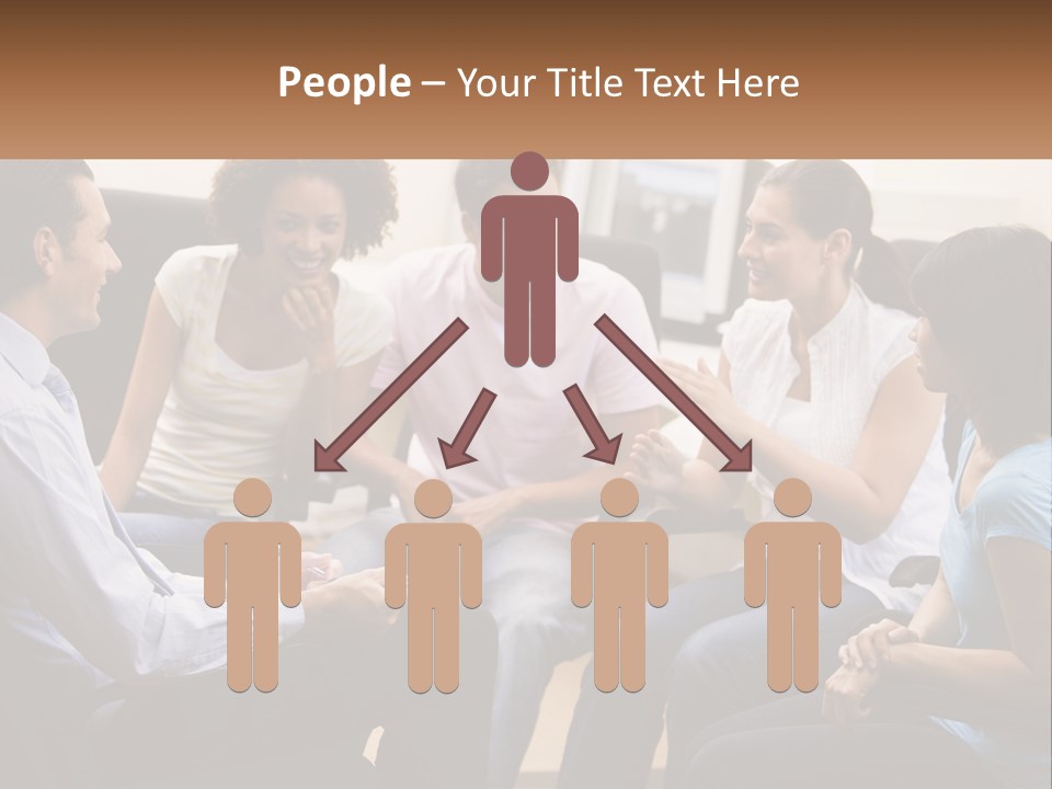 Training Applauding Supervisor PowerPoint Template