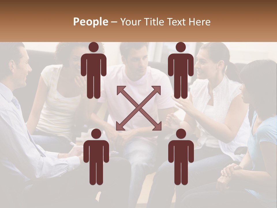 Training Applauding Supervisor PowerPoint Template