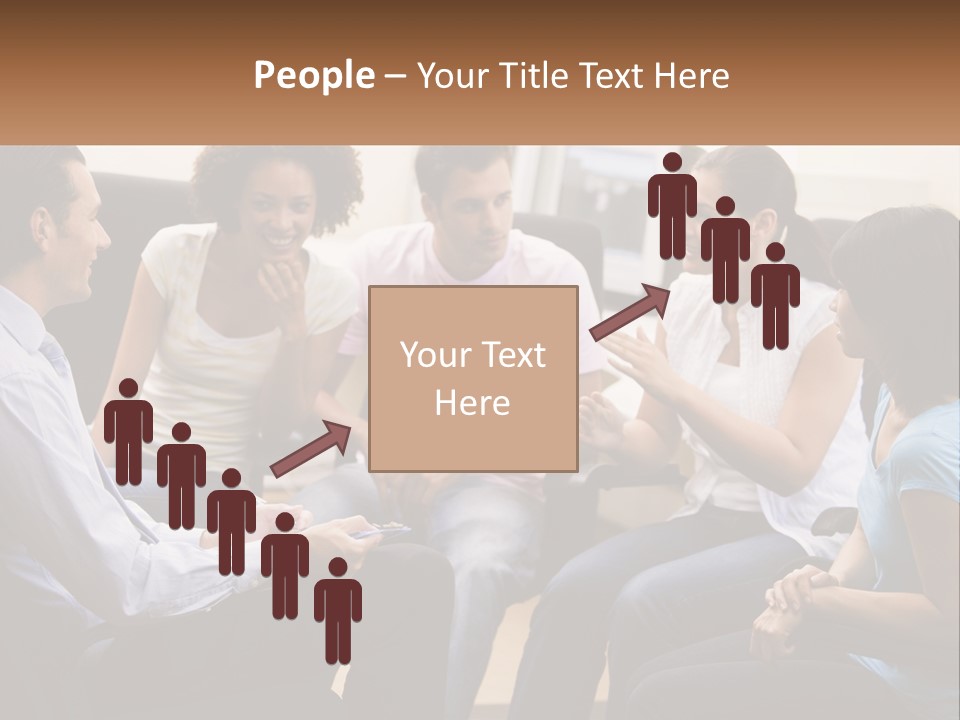 Training Applauding Supervisor PowerPoint Template