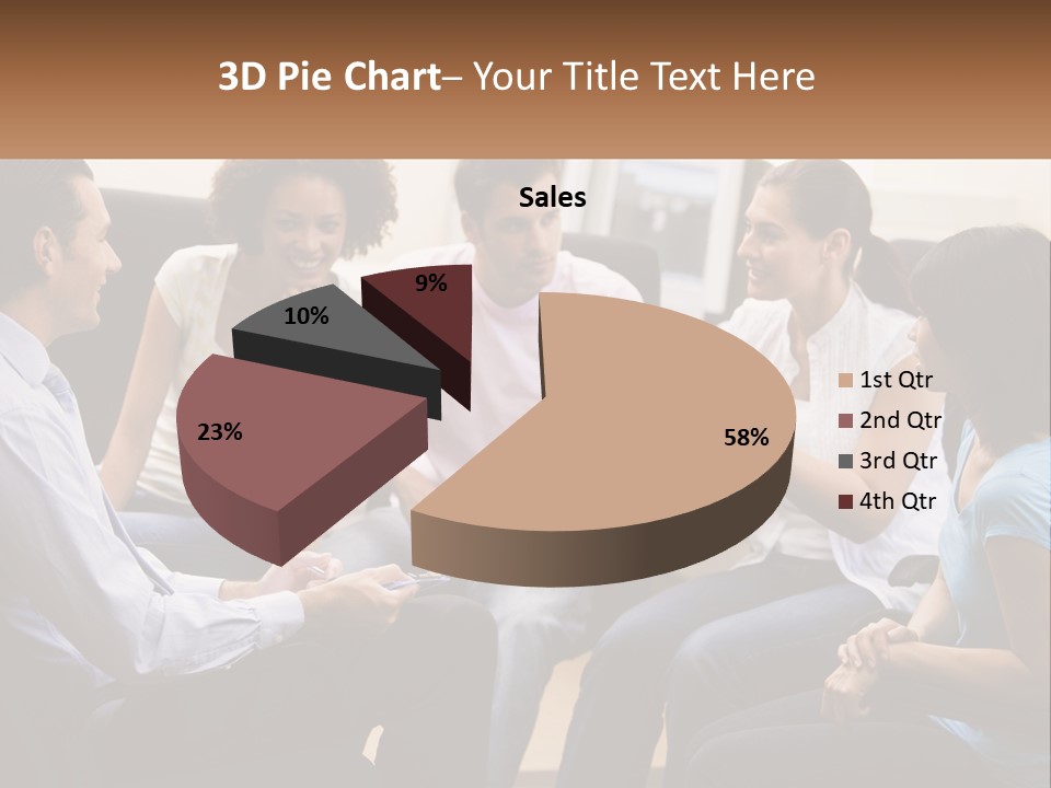 Training Applauding Supervisor PowerPoint Template