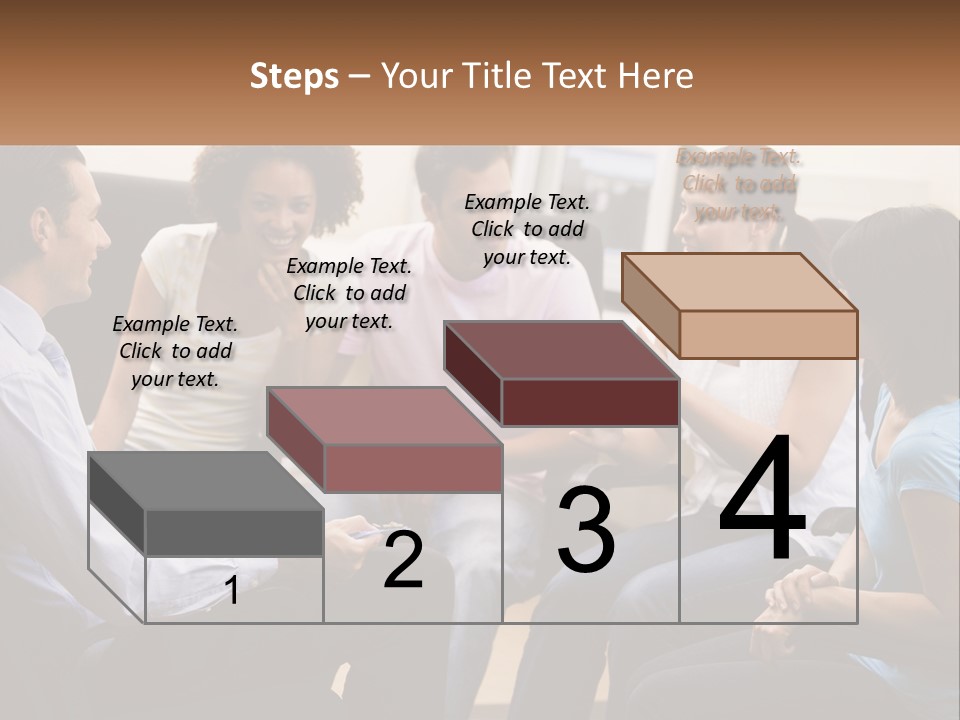 Training Applauding Supervisor PowerPoint Template