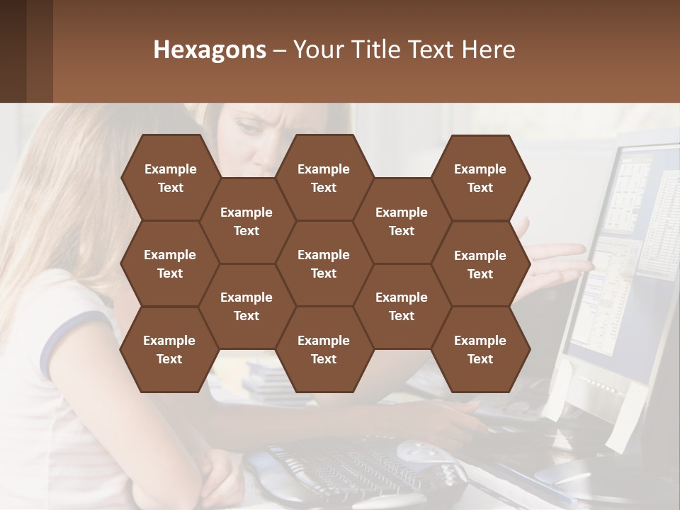 Mom Telling People PowerPoint Template