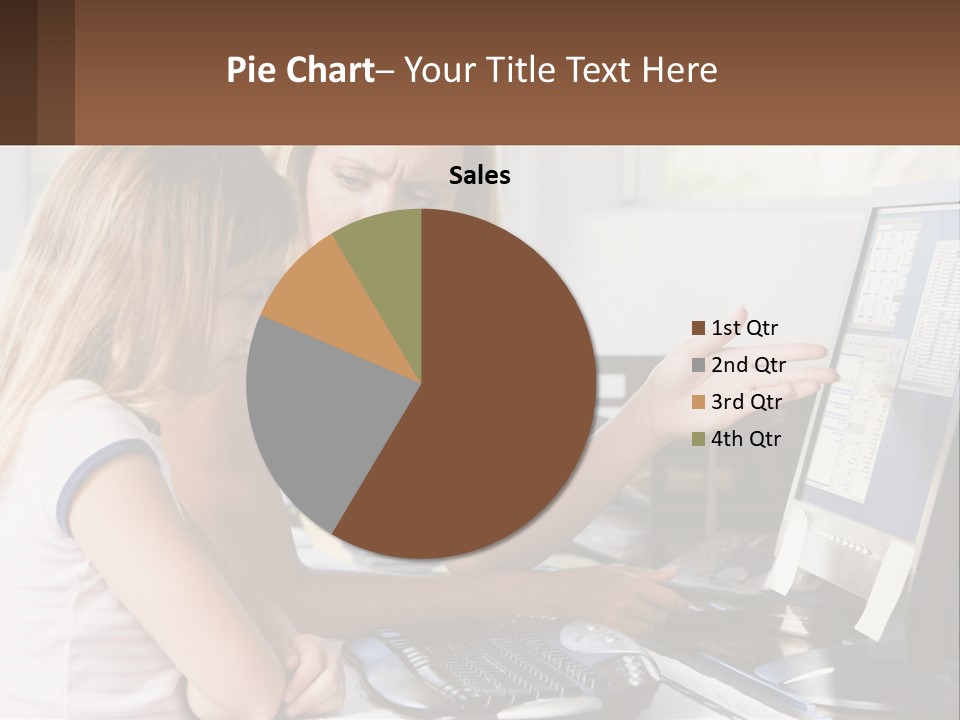 Mom Telling People PowerPoint Template