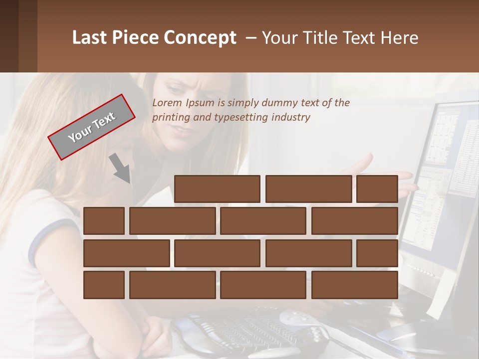 Mom Telling People PowerPoint Template