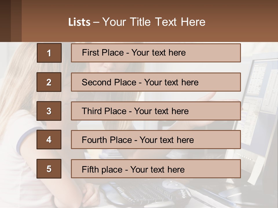 Mom Telling People PowerPoint Template