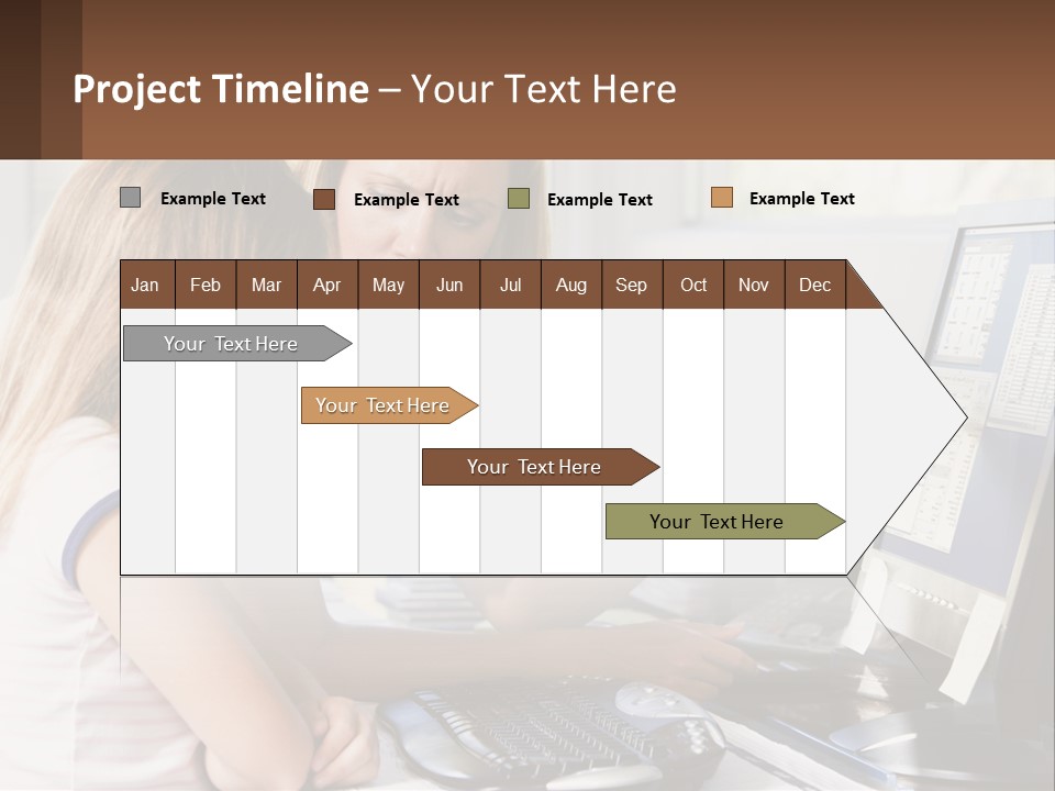 Mom Telling People PowerPoint Template