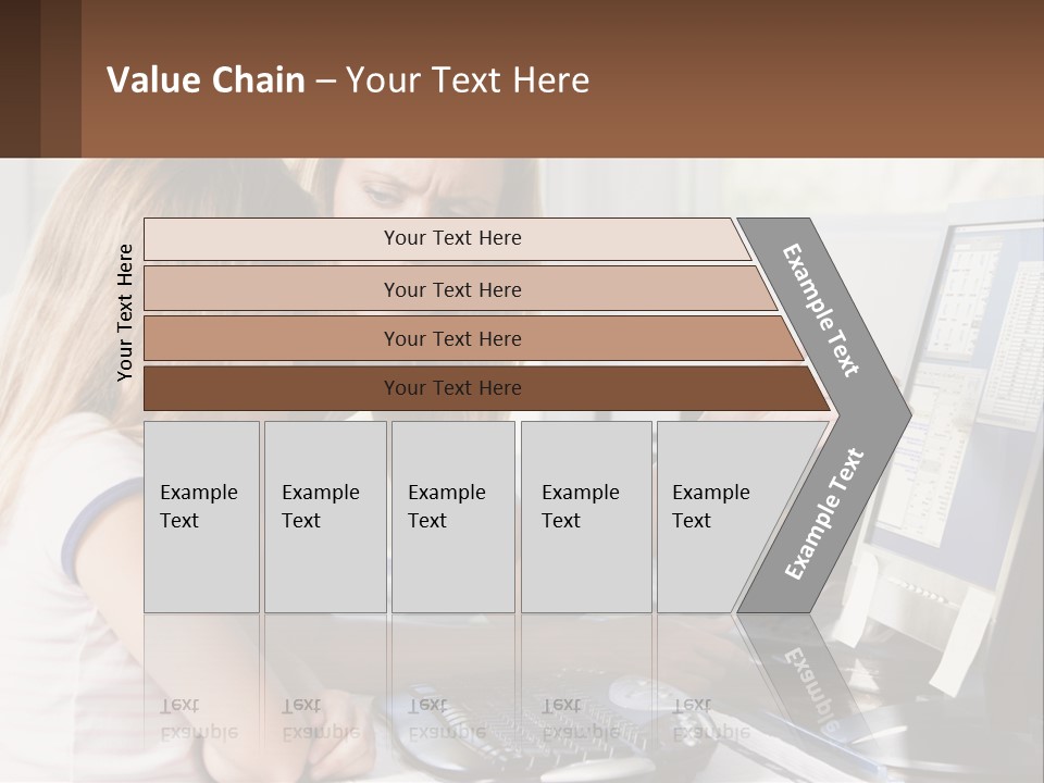 Mom Telling People PowerPoint Template