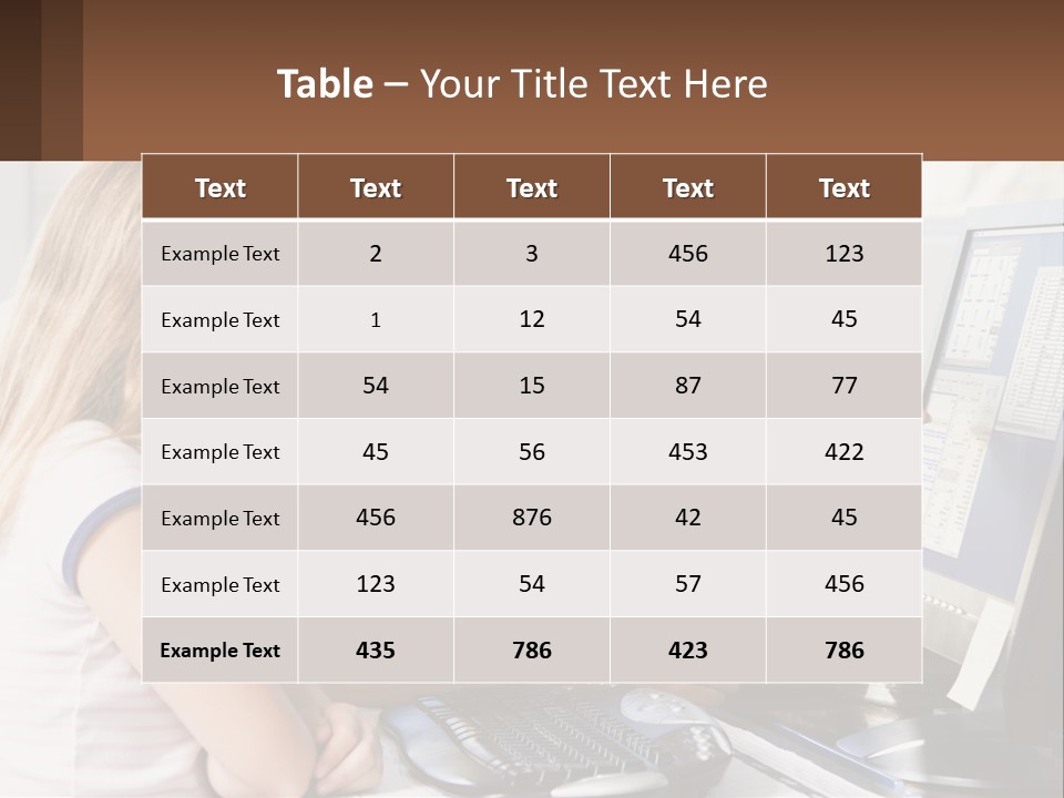 Mom Telling People PowerPoint Template