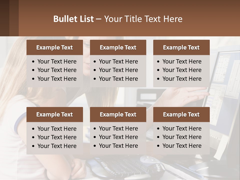 Mom Telling People PowerPoint Template