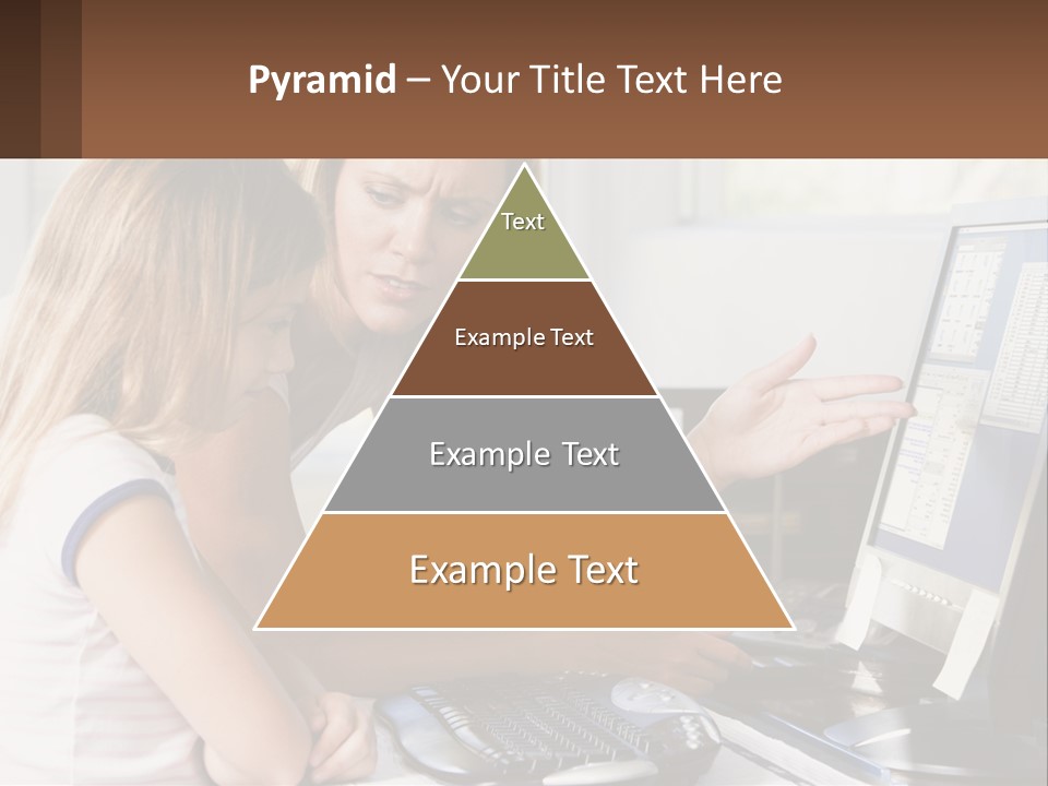 Mom Telling People PowerPoint Template