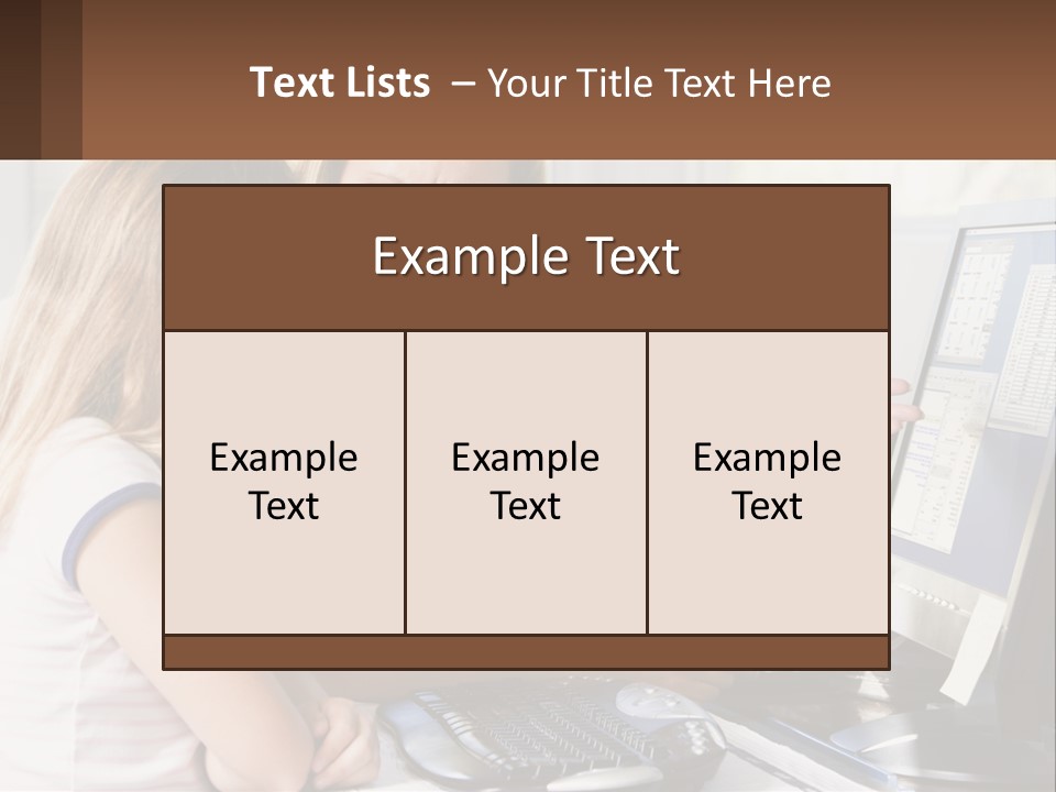 Mom Telling People PowerPoint Template
