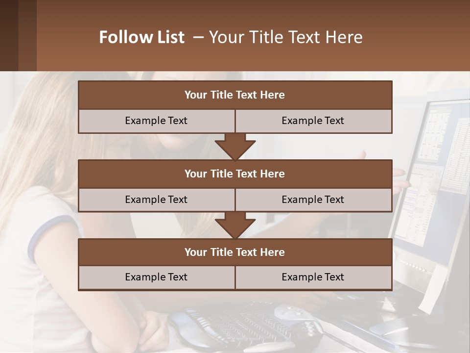 Mom Telling People PowerPoint Template