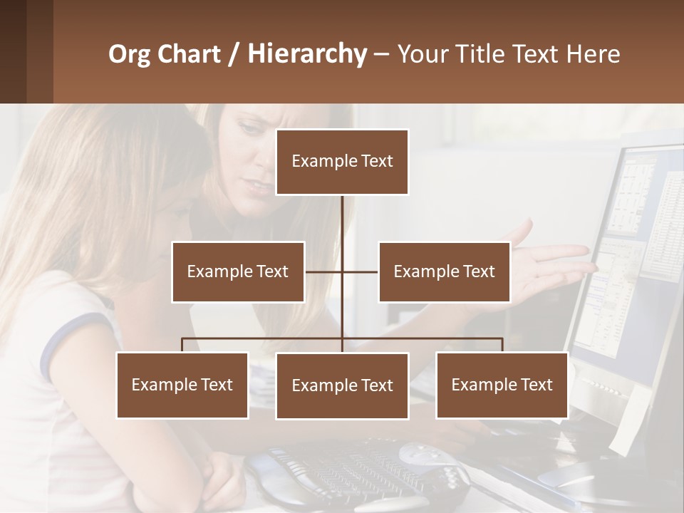 Mom Telling People PowerPoint Template