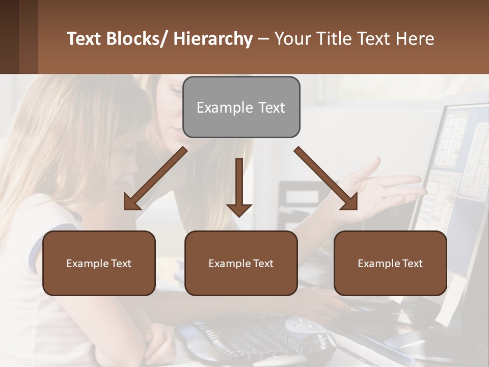 Mom Telling People PowerPoint Template