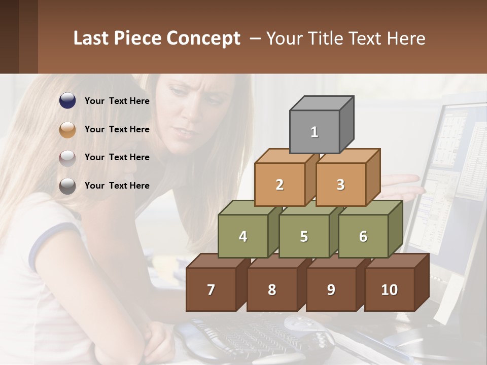 Mom Telling People PowerPoint Template