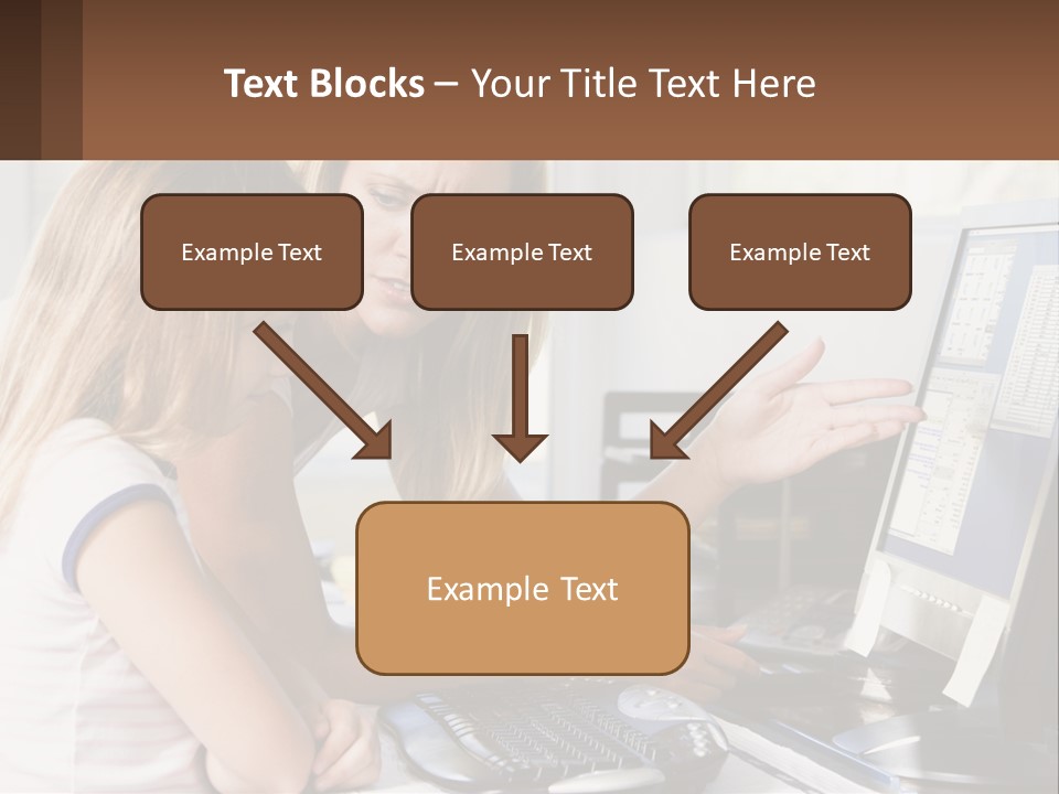Mom Telling People PowerPoint Template